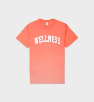 Wellness Ivy T-Shirt - Dip Dye Pink/White