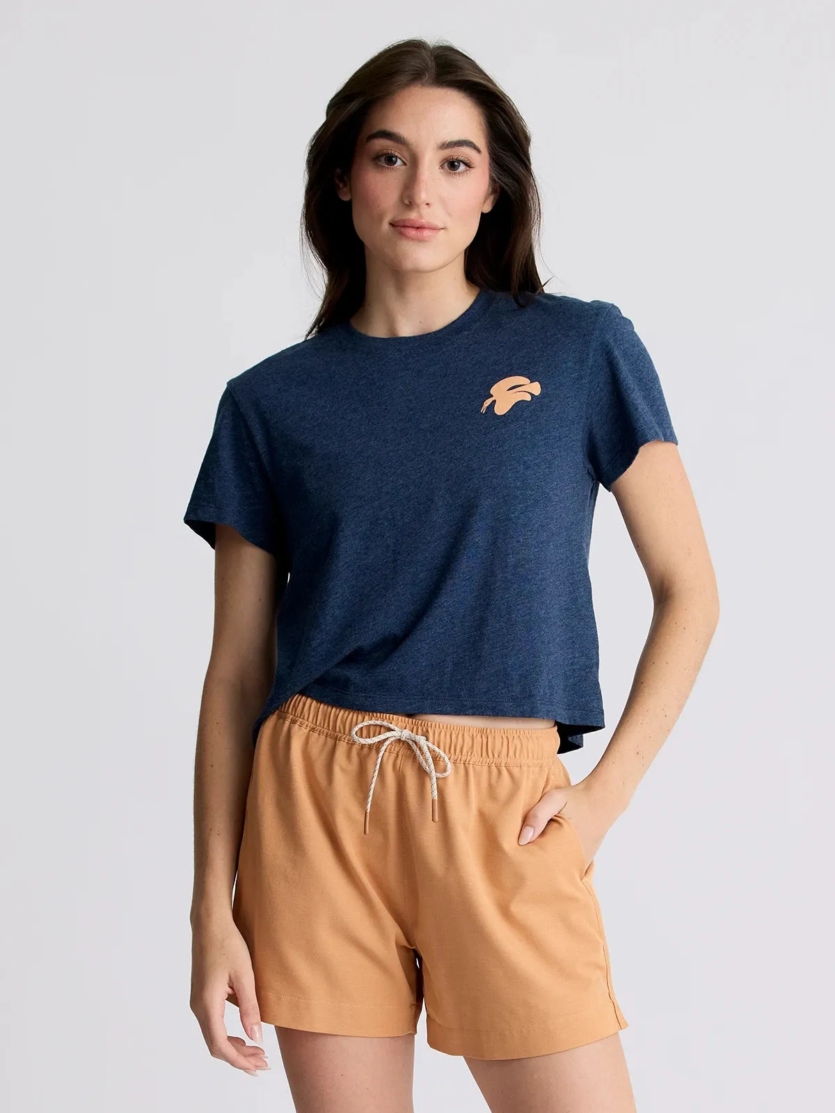 Women's High Flyer Tee - Heather Navy