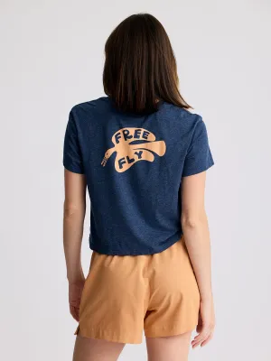 Women's High Flyer Tee - Heather Navy